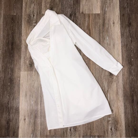 RTA Lana Asymmetric Constructed Corset Mini Shirt Dress 4 EUC - Picture 5 of 12